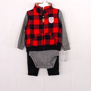 Carter's 3pc Fleece Set NWT